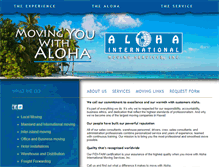 Tablet Screenshot of hawaiimovers.com